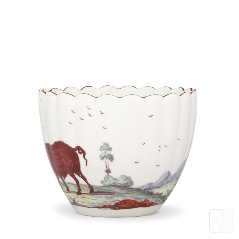 A rare Chelsea 'Fable' sugar bowl, circa 1752 - 图9